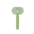 Pet cat self-cleaning hairbrush
